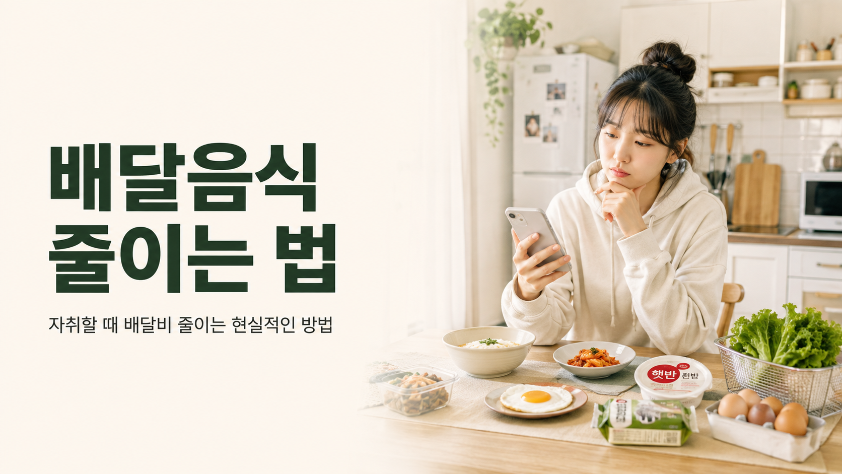 배달음식 줄이는 법, 야근·귀찮음·습관 주문 줄이는 현실적인 방법