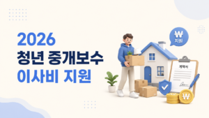 2026년 서울 청년 부동산 중개보수 및 이사비 최대 40만원 지원 대상과 신청기간 안내