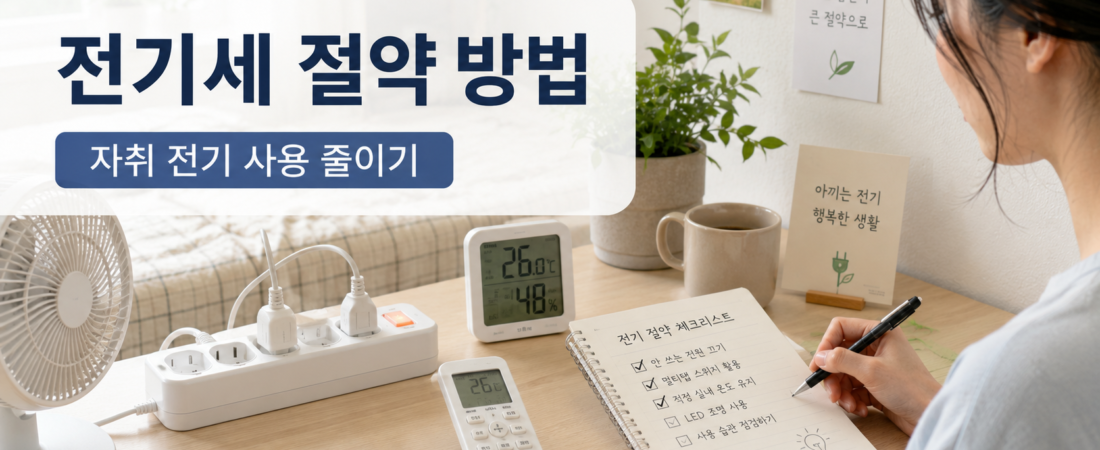 전기세 절약 방법 7가지, 자취할 때 먼저 줄여야 할 전기 사용
